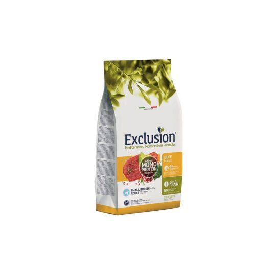 EXCLUSION MONO NOBLE GRAIN ADULT BEEF SMALL 500 gr