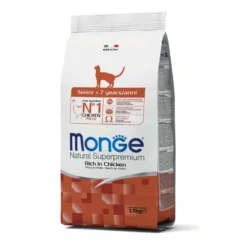 MONGE CAT NAT SENIOR POLLO 1,5KKG