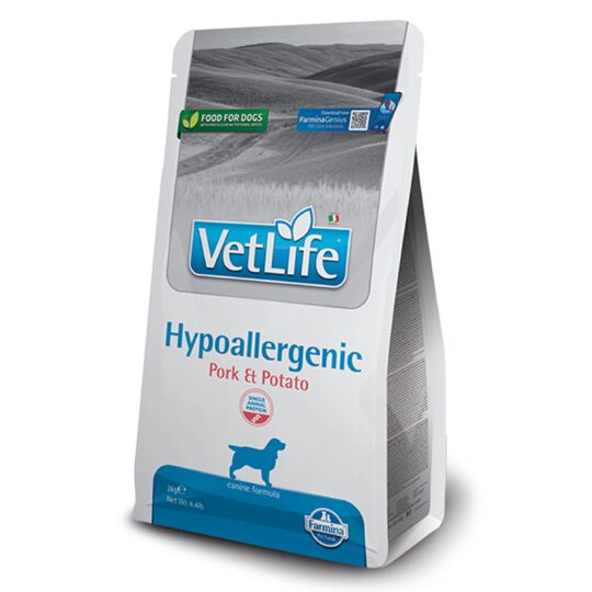 FARMINA VET LIFE NATURAL HYPOALLERGENIC PORK & POTATO 2 KG