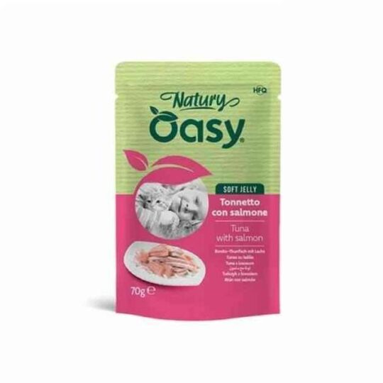 OASY WET CAT NATURY SOFT JELLY TONNETTO SALMONE 70GR
