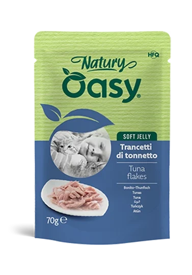 Oasy Wet Cat Natury Soft Jelly TONNETTO 70Gr