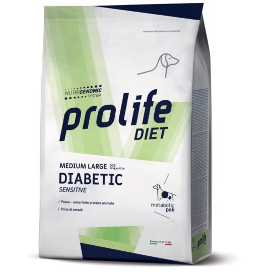PROLIFE DIET DOG DIABETIC SENS M/L 8KG