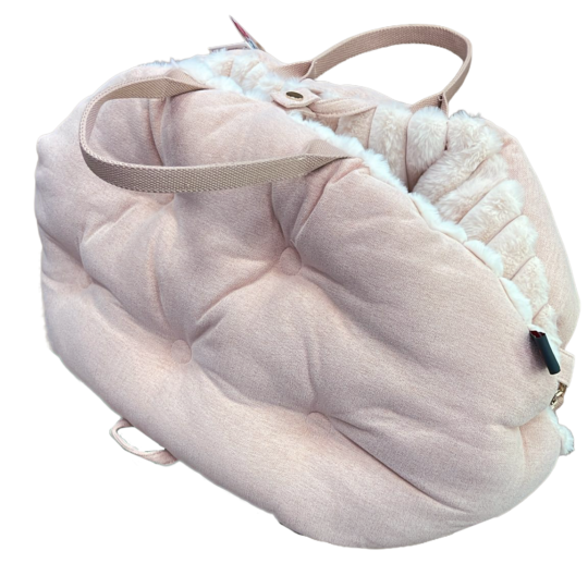 CAMON BORSA TRASPORTINO 2 IN 1 ROSA 50X30X35