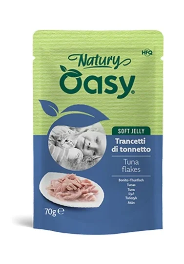 OASY WET CAT NATURY SOFT JELLY TRANCETTI DI TONNETTO 70GR