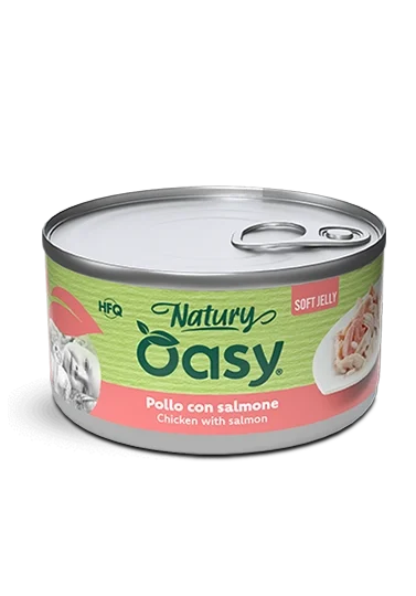 OASY SOFT JELLY POLLO E SALMONE 150 GR