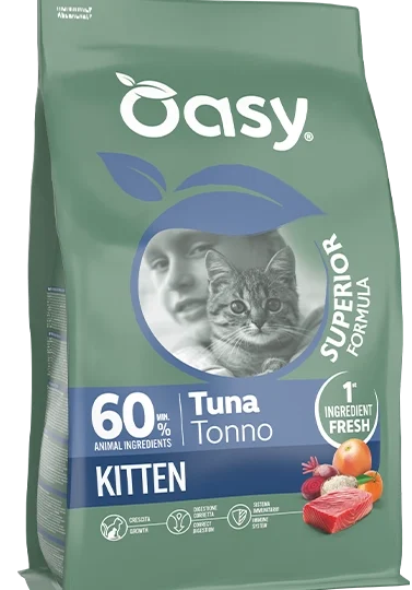 Oasy Dry Gatto Superior KITTEN TONNO 1,5 kg
