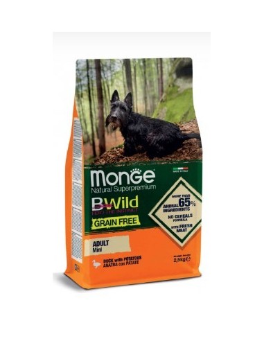MONGE BWILD DOG MINI ANATRA E PATATE