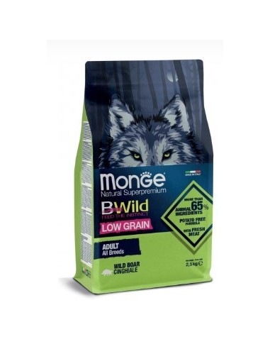 MONGE BWILD DOG ADULT CINGHIALE 2,5KG