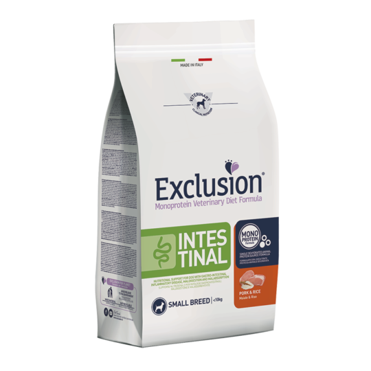 EXCLUSION INTESTINAL RISO E MAIALE SMALL 800GR