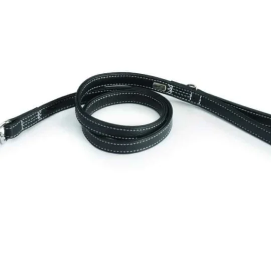 CAMON Guinzaglio vitello abbinato Nero 20x1200mm