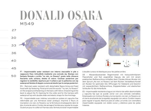 CAMON IMPERMEABILE DONALD OSAKA TG 27