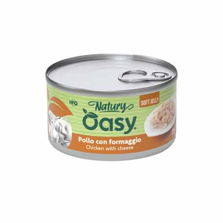 OASY SOFT JELLY POLLO CON FORMAGGIO 150GR