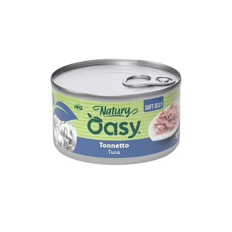 OASY WET GATTO NATURY SOFT JELLY TONNETTO 150 GR