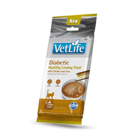 FARMINA VET LIFE CAT DIABETIC CREAMY POLLO E TONNO 60GR