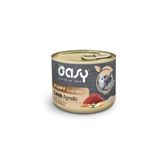 OASY GRAIN FREE PUPPY SMALL/MINI AGNELLO 200 gr