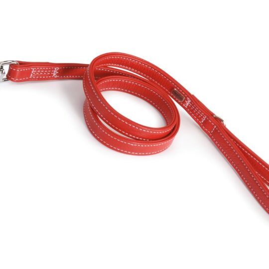 Camon Guinzaglio vitello abbinato - Rosso - 20x1200mm