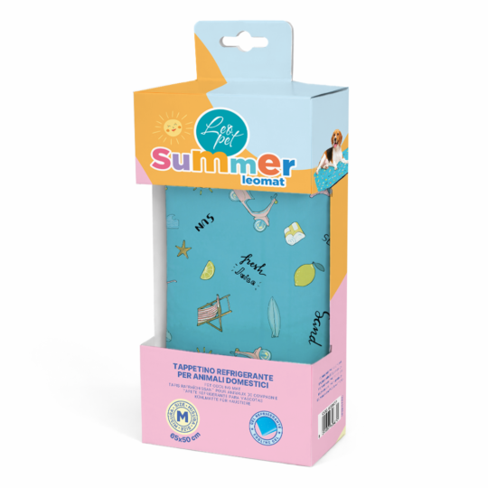 LEOPET LEOMAT TAPPETINO REFRIGERANTE SUMMER VIBES L 90X50 CM
