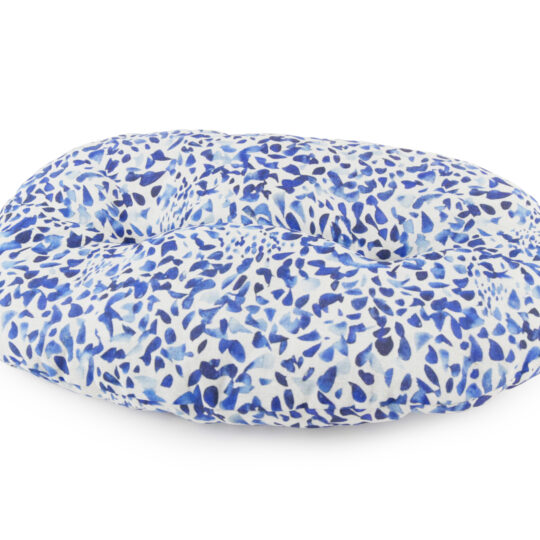 LEOPET CUSCINO NETTUNO BLUE PETALS 105X70 CM