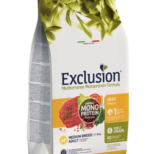 EX ME MONO NOBLE GRAIN ADULT BEEF MEDIUM 12 KG