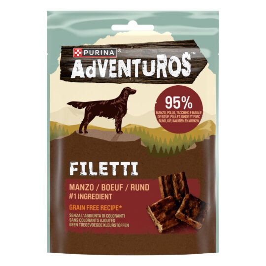 PURINA ADVENTUROS Filetti Manzo 70 gr