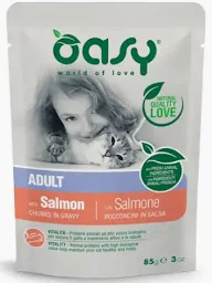 Oasy Bocconcini ADULT SALMONE Busta 85 gr