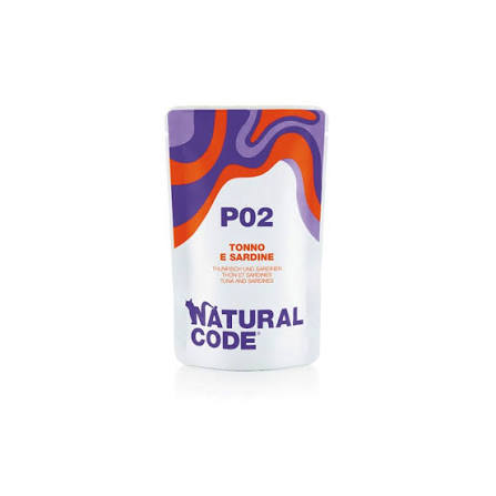 NATURAL CODE P02 TONNO E SARDINE 70G