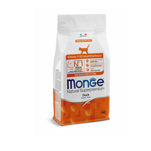 MONGE KITTEN 1-12M ANATRA KG.1,5