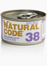 NATURAL CODE TONNO,MANZO E OLIVE IN JELLY 85 G