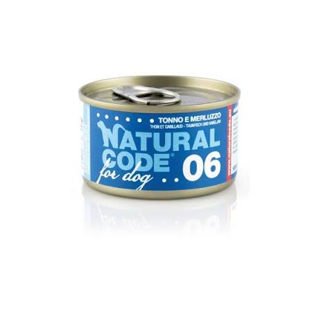 NATURAL CODE TONNO E MERLUZZO 90GR