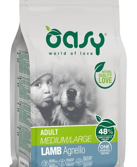 Oasy Adult Medium con Agnello 12 kg