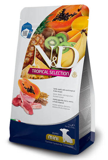 FARMINA N&D DOG TROPICAL SELECTION AGNELLO PUPPY MINI 5KG