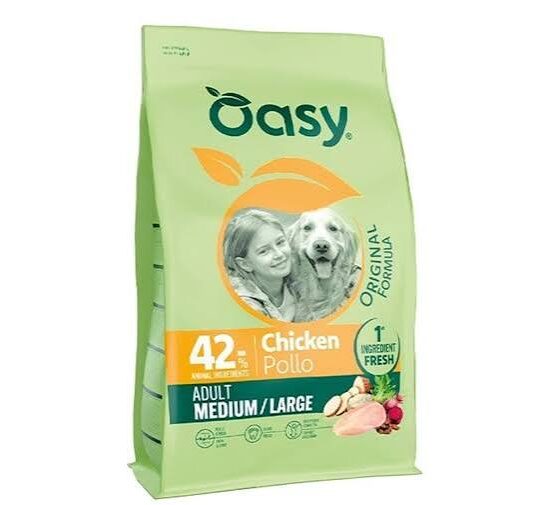 Oasy Dry Dog Original - ADULT MEDIUM/LARGE POLLO 2KG