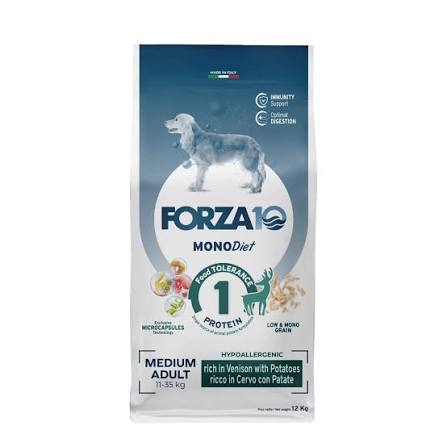 FORZA10 DOG DIET CERVO PATATE 12KG