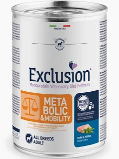 EXCLUSION METABOLIC MAIALE E RISO 400GR