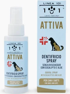 LINEA 101 DENTIFRICIO SPRAY PER CANI E GATTI 100ML