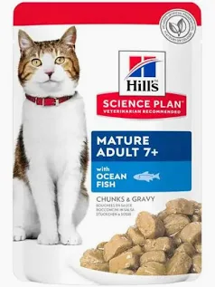 HILL'S MATURE 7+ ACTIVE LONGEVITY PESCE 85GR