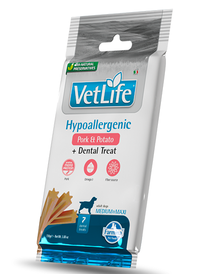 FARMINA TREAT VET LIFE HYPO PORK POTATO ADULT MED/MAX GR 100
