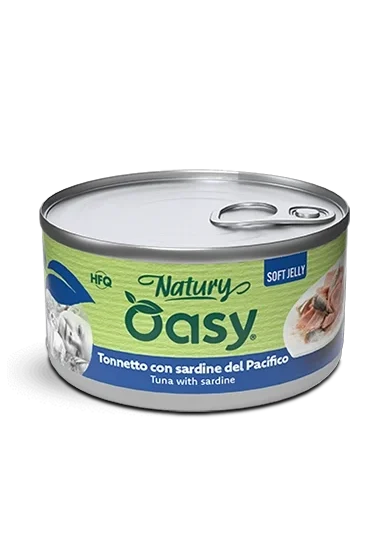 OASY NATURY JELLY TONNETTO CON SARDINE DEL PACIFICO 85GR