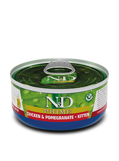 FARMINA N&D CAT PRIME CHICKEN POMEGRANATE KITTEN 70 GR