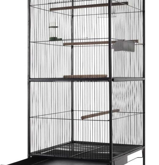 BAKAJI VOLIERA PAPPAGALLI, CANARINI, PARROCCHETTI GABBIA GRANDE 160CM