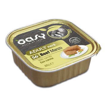 OASY ADULT PATE GRAIN FREE MANZO CON CAROTE 85GR