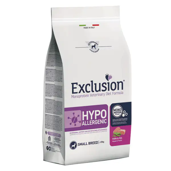 EXCLUSION DIET HYPO MAIALE E PISELLI 7 KG