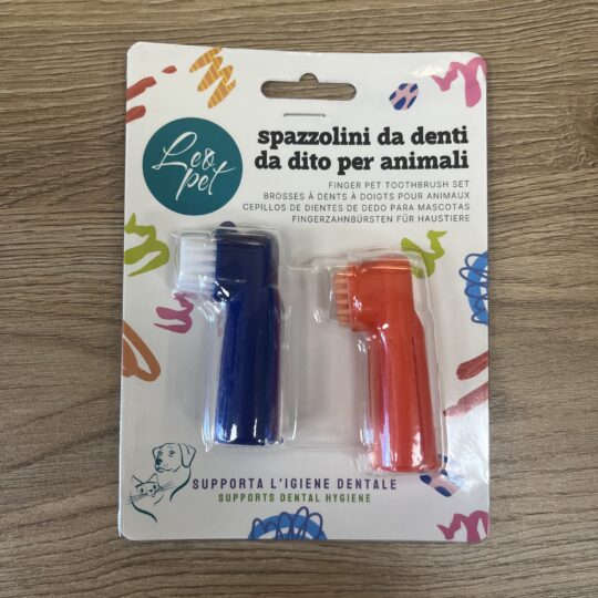 LEOPET SPAZZOLINI DA DENTI DA DITO