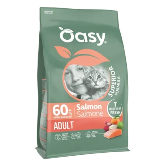 OASY SUPERIOR ADULT STERILIZED SALMONE 1,5KG