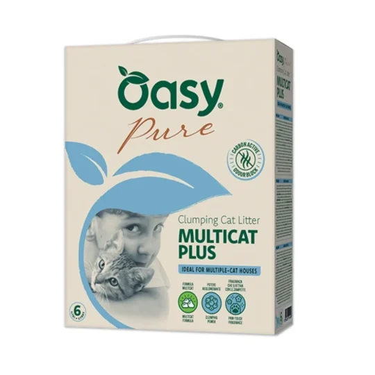 OASY LETTIERA MINERALE PURE MULTICAT PLUS 6LT