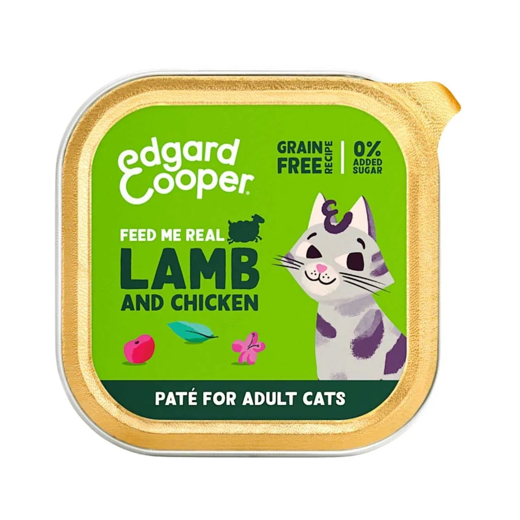 EDGARD & COOPER PATÈ GATTO ADULTO AGNELLO E POLLO 85GR
