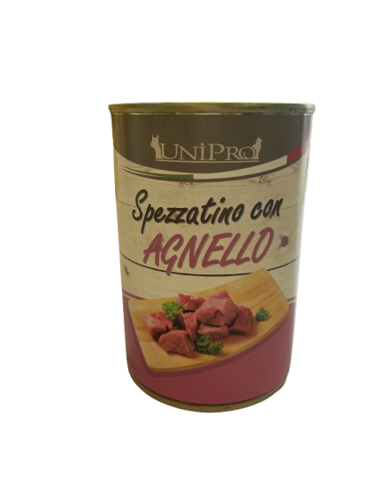 UNIPRO SPEZZATINO CON AGNELLO 400GR
